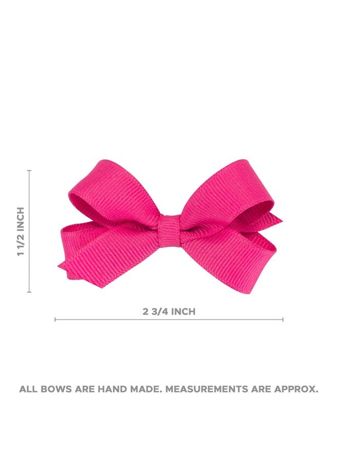 Wee Ones Wee Ones Baby Girls' Tiny Classic Organza Hair Bow on Narrow Lace Baby Band - Light Pink (6-24 months)  - Image 3