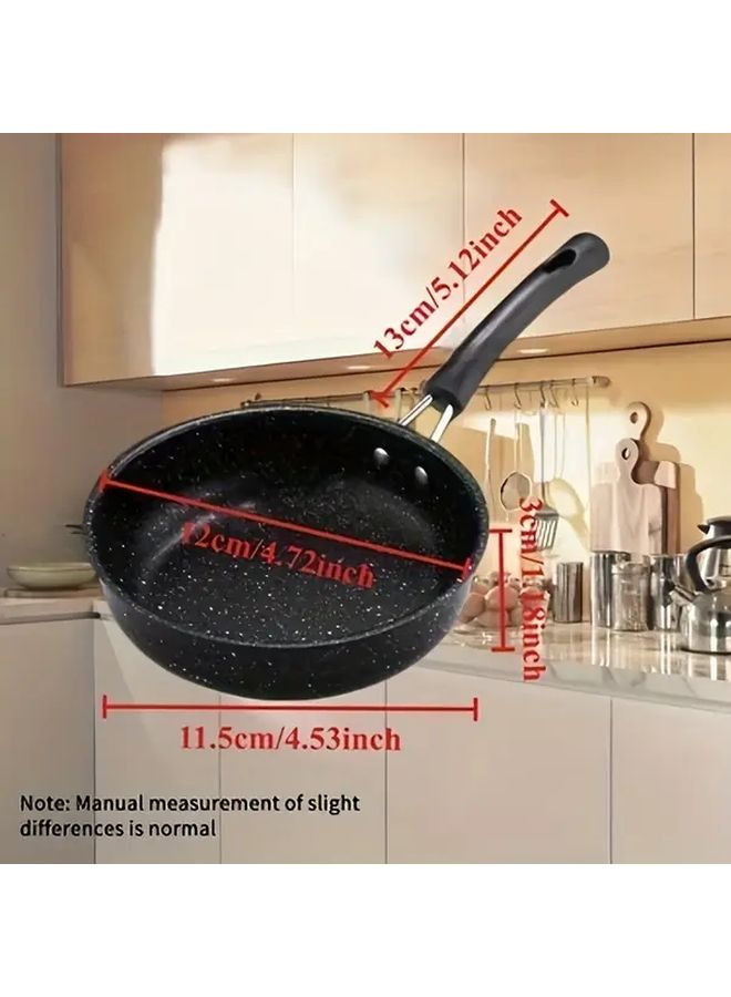4.72 بوصة مقلاة صغيرة غير لاصقة آمنة في غسالة الصحون متوافقة مع الحث للطهي الصحي - Image 4