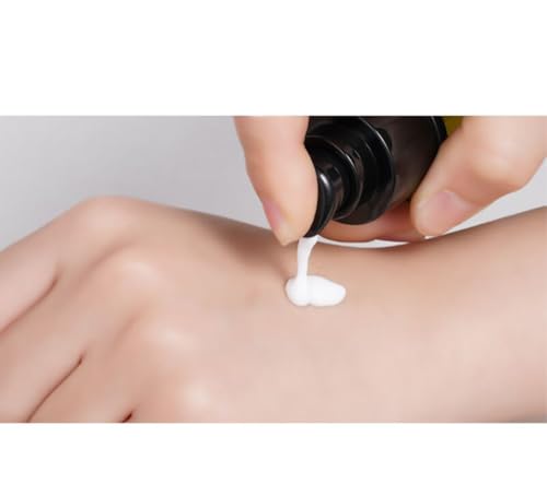 Ericotry 1PCS 60ml 1oz Frosted Empty Glass Cosmetic Cream Lotion Pump Bottle with Black Pump Head and Anti-Dust Cap for Beauty Liquid Essential Oil Facial Cream Emulsion Travel Containers (Green) - Image 5