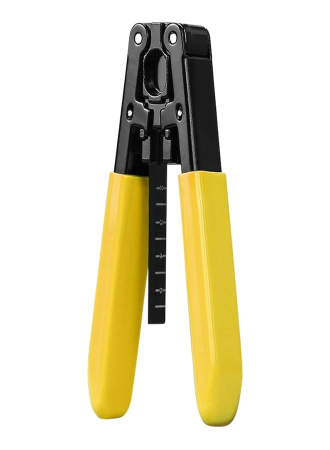 A AND S Tools A AND S TOOL® Metal Leather Drop Cable Stripper FTTH Fiber Tool Leather Wire Stripper Pliers 3mm (W) * 2mm (H) Fiber Stripper - Image 1