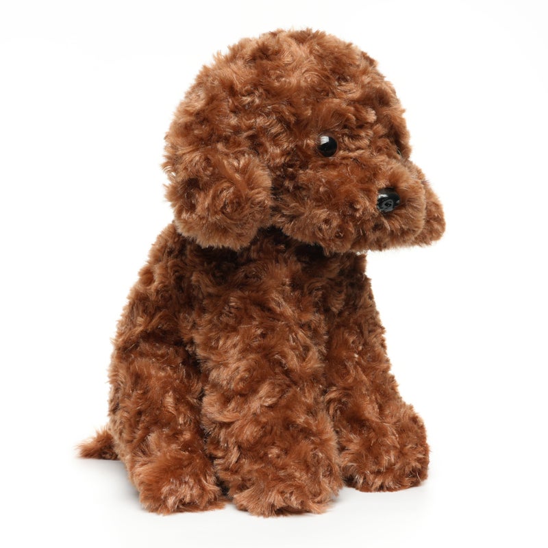 WEIGEDU Labradoodle Plush Toy, Fluffy Red Poodle Stuffed Animal, 12.6" - Perfect for Kids, Babies, Birthday - Image 2