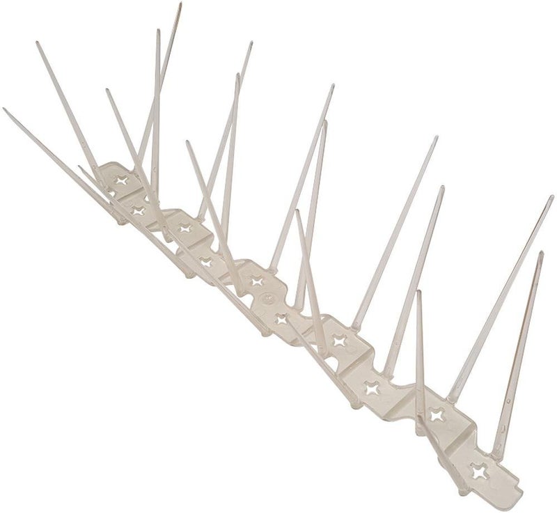 SpikeZone - Polycarbonate Bird Control Spikes, Pigeon Spikes, Anti Bird Spikes (10 Pcs in Box) - Image 1