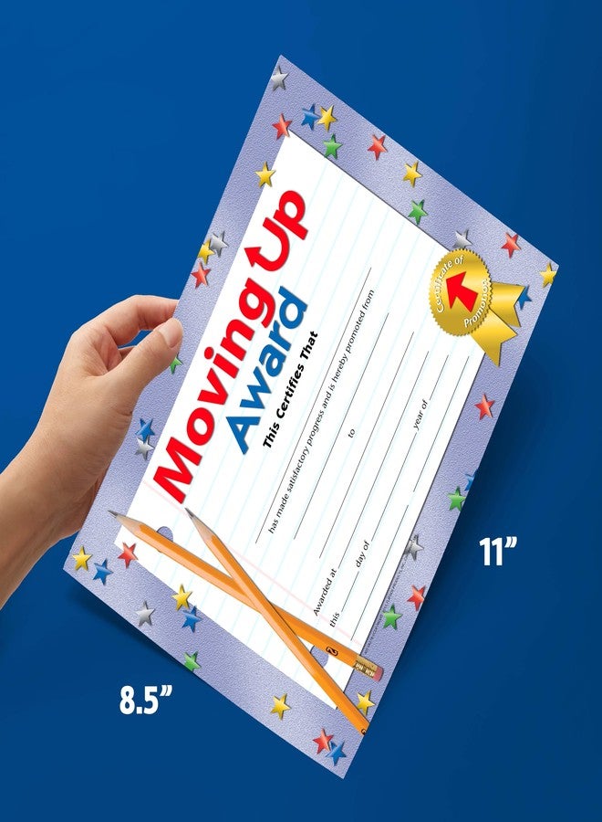 Hayes Moving Up Award Certificates, Student Promotion & Graduation Certificate, Achievement Recognition for Students, Full-Color Glossy Finish, 8.5" x 11" - 30 Pack - Image 2
