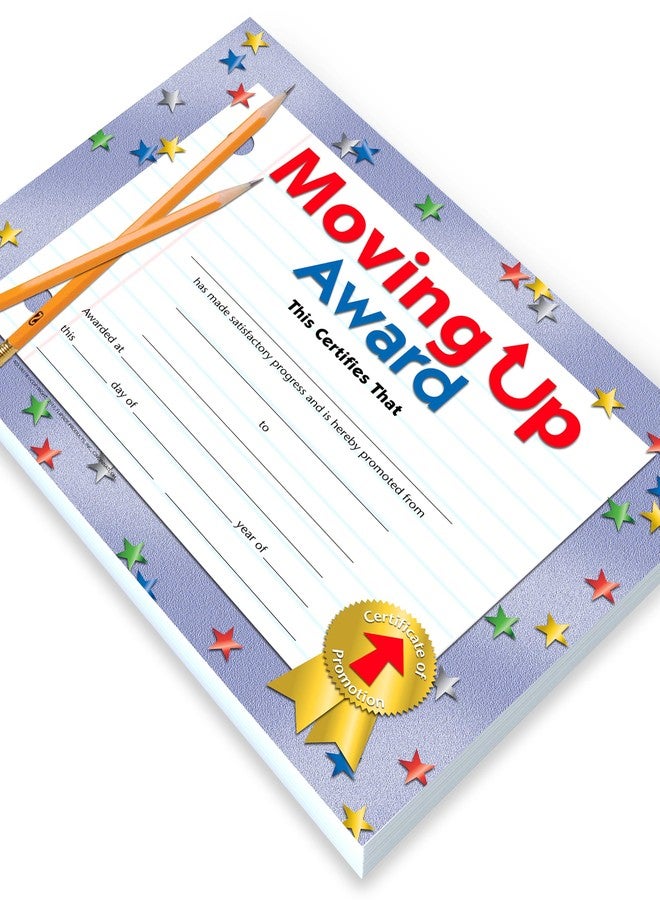 Hayes Moving Up Award Certificates, Student Promotion & Graduation Certificate, Achievement Recognition for Students, Full-Color Glossy Finish, 8.5" x 11" - 30 Pack - Image 1