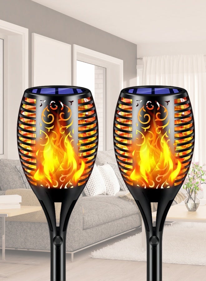 Generic Solar Flame Torch Light for Garden & Pathways – Waterproof Outdoor Decoration – Warm Flickering Flame Design  - Image 1