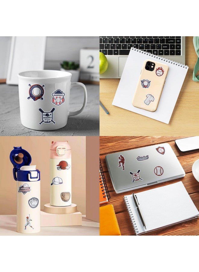 Cleverplay 100 Pack Baseball Stickers, Baseball Party Favors, Birthday Decorations - Image 5