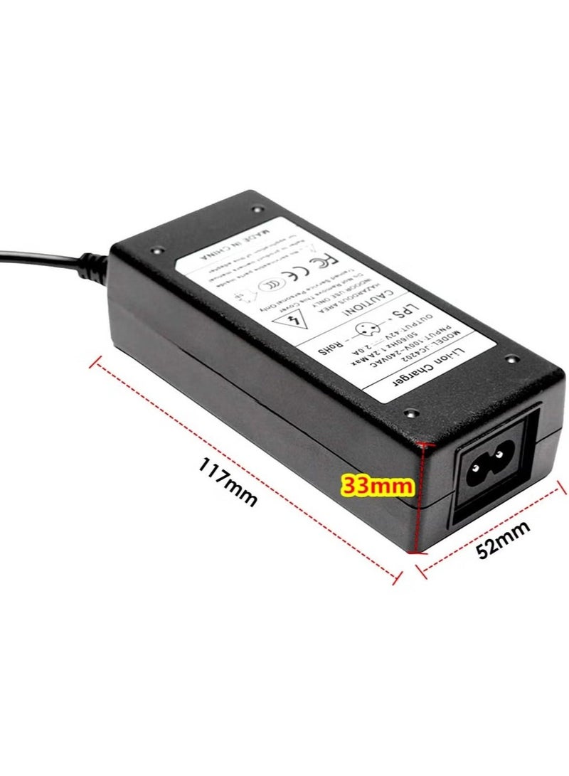 LI-ION 42V 2A Electric Scooter Charger Adapter – Universal Fast Battery Charger for Xiaomi Mijia M365, Ninebot ES1, ES2, and Other Electric Scooters, High-Speed Charging, Durable & Reliable - Image 4