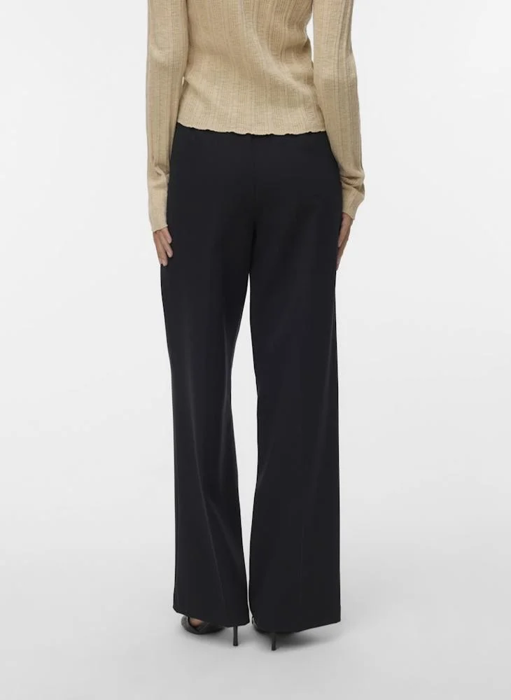 VERO MODA Vmmayli Mid Waist  Wide Leg Pants