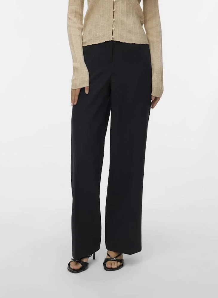 VERO MODA Vmmayli Mid Waist  Wide Leg Pants