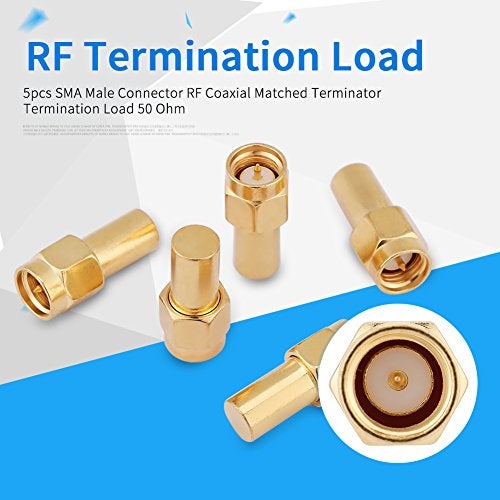 Hilitand 5pcs Coaxial Terminators SMA Male Connector RF Coaxial Matched Terminator Termination Load 50 Ohm 2W SMA Terminator - Image 3