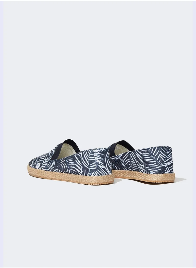 DeFacto Flat Sole Palm Print Espadrilles