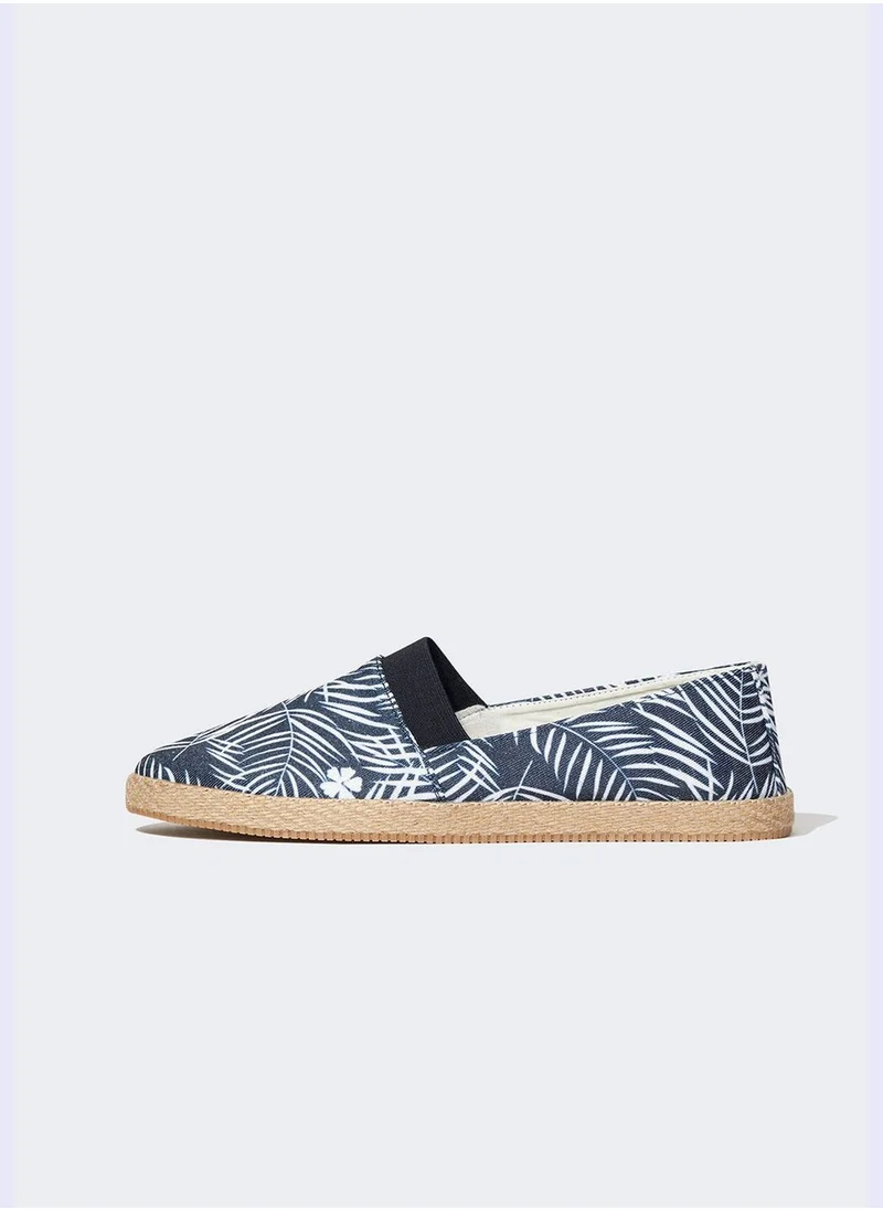 DeFacto Flat Sole Palm Print Espadrilles