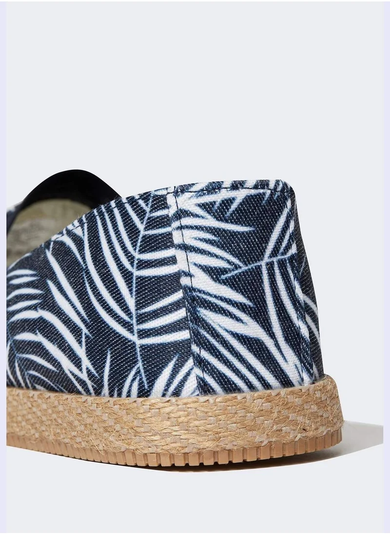 DeFacto Flat Sole Palm Print Espadrilles