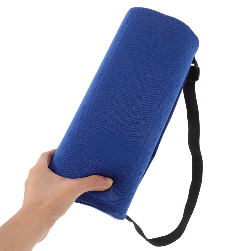 Lumbar Roll Support Pillow Lower Back Cushion With Washable Covers And Adjustable Strap For Office Chair Car Seat Gaming Chair - Image 4