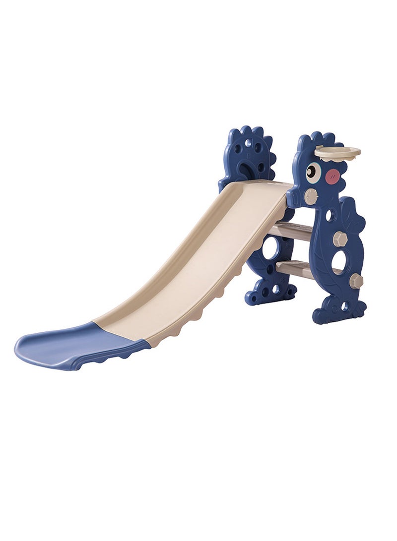 ما بيبي زحليقة للأطفال من عمر 1 إلى 3 إلى 5 سنوات زحليقة فردية للأطفال داخل المنزل وخارجه ألعاب صغيرة للملاعب مع إطار كرة سلة - Image 1