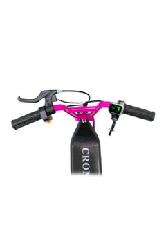 Crony JL005-03 Pink Kids Electric Scooter LED Headlamps 250W 36V4.8AHresistant anti slip rubber tire 60kg Drum brakes Iron Frame Material E Scooter Electric skateboard E-Bike Brushless Luggage Tray  - Image 3