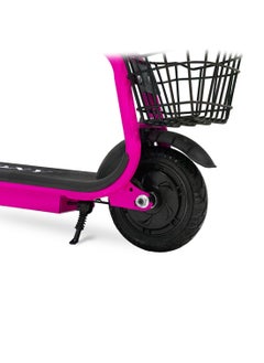 Crony JL005-03 Pink Kids Electric Scooter LED Headlamps 250W 36V4.8AHresistant anti slip rubber tire 60kg Drum brakes Iron Frame Material E Scooter Electric skateboard E-Bike Brushless Luggage Tray  - Image 5