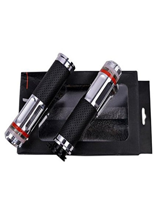 SPEDY Bike Hand Grip with End Bar Led Duble Color Light-nesku15 - Image 5