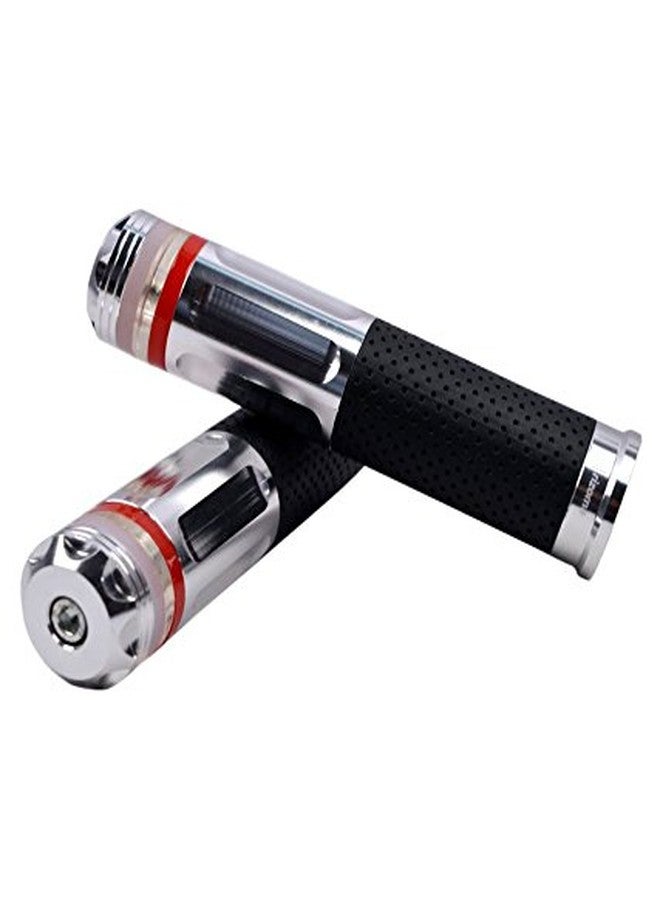SPEDY Bike Hand Grip with End Bar Led Duble Color Light-nesku15 - Image 3