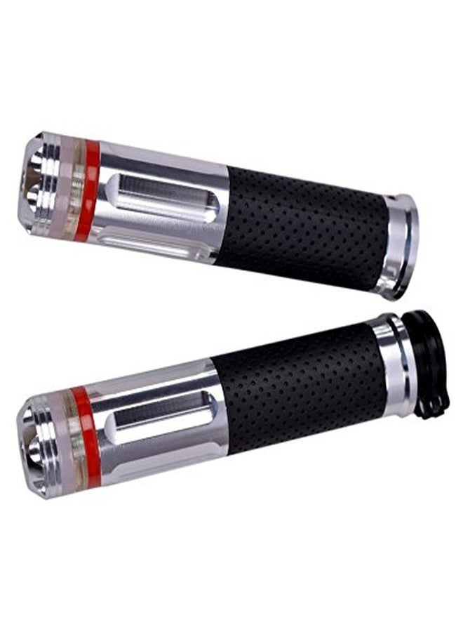 SPEDY Bike Hand Grip with End Bar Led Duble Color Light-nesku15 - Image 2