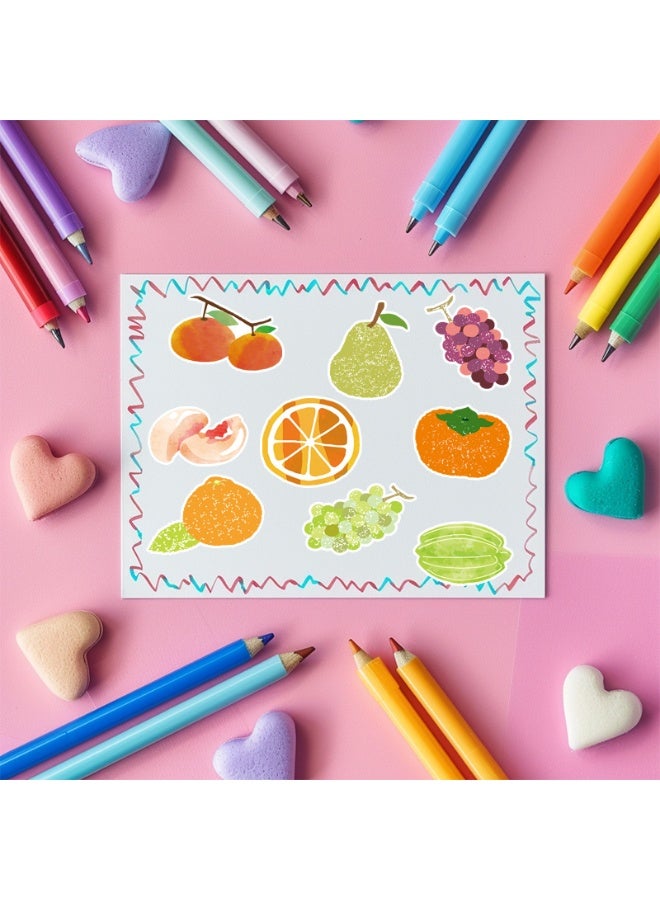 Various Fruit Stickers for Teens Boy Girls Kids 50 Pcs Waterproof Stickers for Laptop Computer Phone Tablet Scrapbook Flasks Water Bottle Bike Notebook Cup Trendy Decals Pack for Gift - Image 4