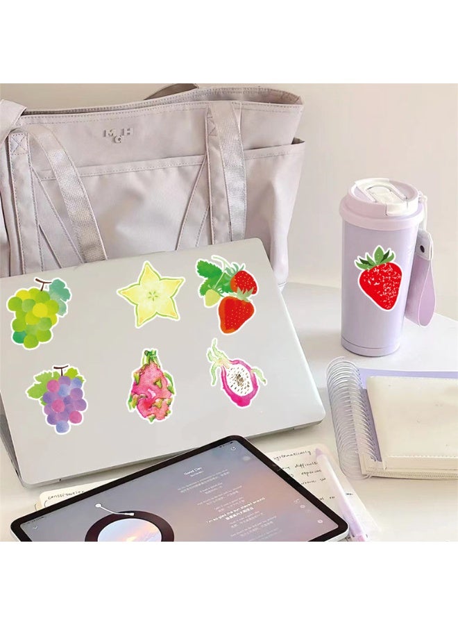Various Fruit Stickers for Teens Boy Girls Kids 50 Pcs Waterproof Stickers for Laptop Computer Phone Tablet Scrapbook Flasks Water Bottle Bike Notebook Cup Trendy Decals Pack for Gift - Image 5