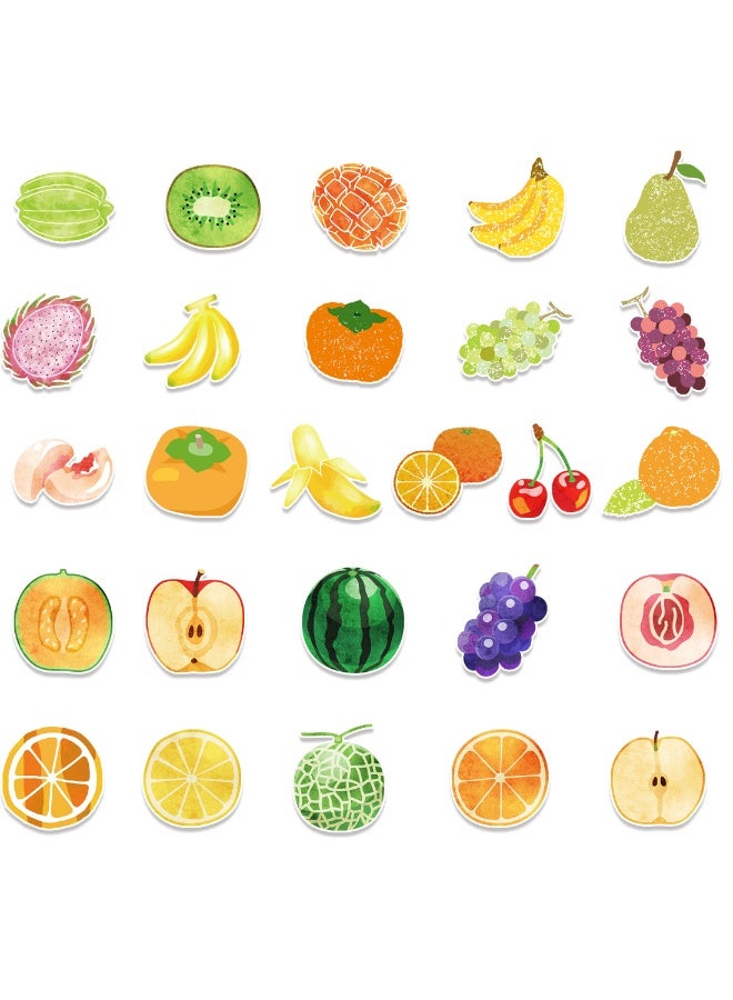 Various Fruit Stickers for Teens Boy Girls Kids 50 Pcs Waterproof Stickers for Laptop Computer Phone Tablet Scrapbook Flasks Water Bottle Bike Notebook Cup Trendy Decals Pack for Gift - Image 2