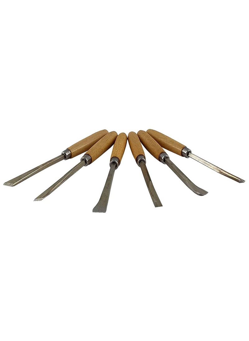 DIY Crafts DIY DIYC10755 Crafts 6 PcsSet Wood Carving Hand Chisels Set Professional DIY Woodworking Sculpting Hand Tools Chisel Sharp Dno 10 Pack of 3 pcs DIY Crafts  - Image 2
