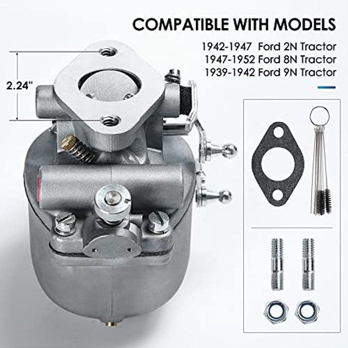 Tang 8N9510C-HD Marvel Schebler Carburetor Fits For Ford Tractor 2N 8N 9N 1939-1952 TSX33 TSX241A TSX241B TSX241C Replaces B3NN9510A 8N9510C 9N9510A Carb - Image 3