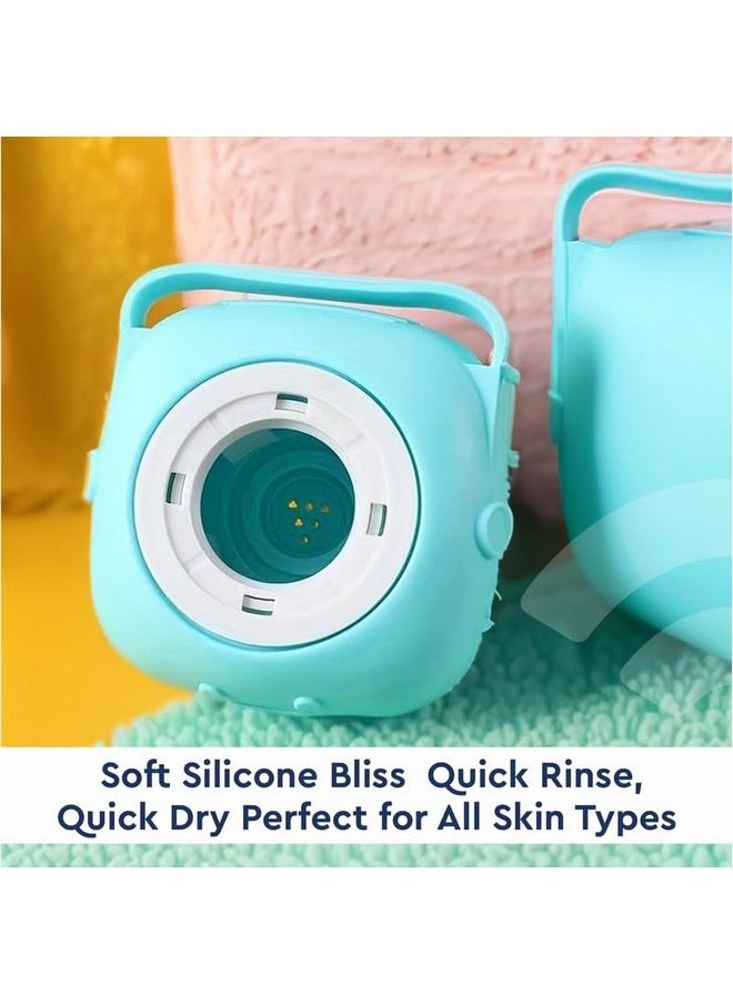 GUBB Silicone Exfoliating Bath Brush For Deep Cleansing - Scalp & Body Cleanser With Shower Gel Dispenser - Innovative Shower Brush For Invigorating, Refreshing Shower Experience - Gentle Silicone Bristles For Spa-Like Exfoliation And Deep Cleaning(Random Colors)  - Image 3