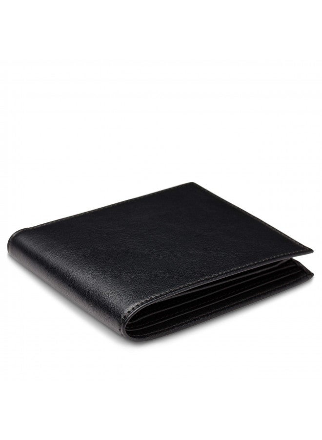 Bosca Nappa Vitello Collection - Continental ID Wallet Black Leather One Size - Image 2