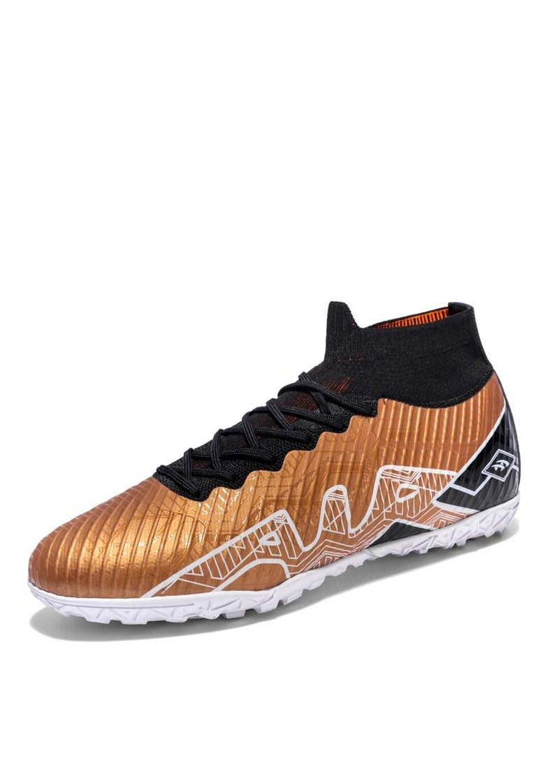 Football Boots,High Top Football Shoes Sneakers,Soccer Athletics Training Shoes,Football Training Sport Shoes for professional training venues are breathable and lightweight  - Image 2