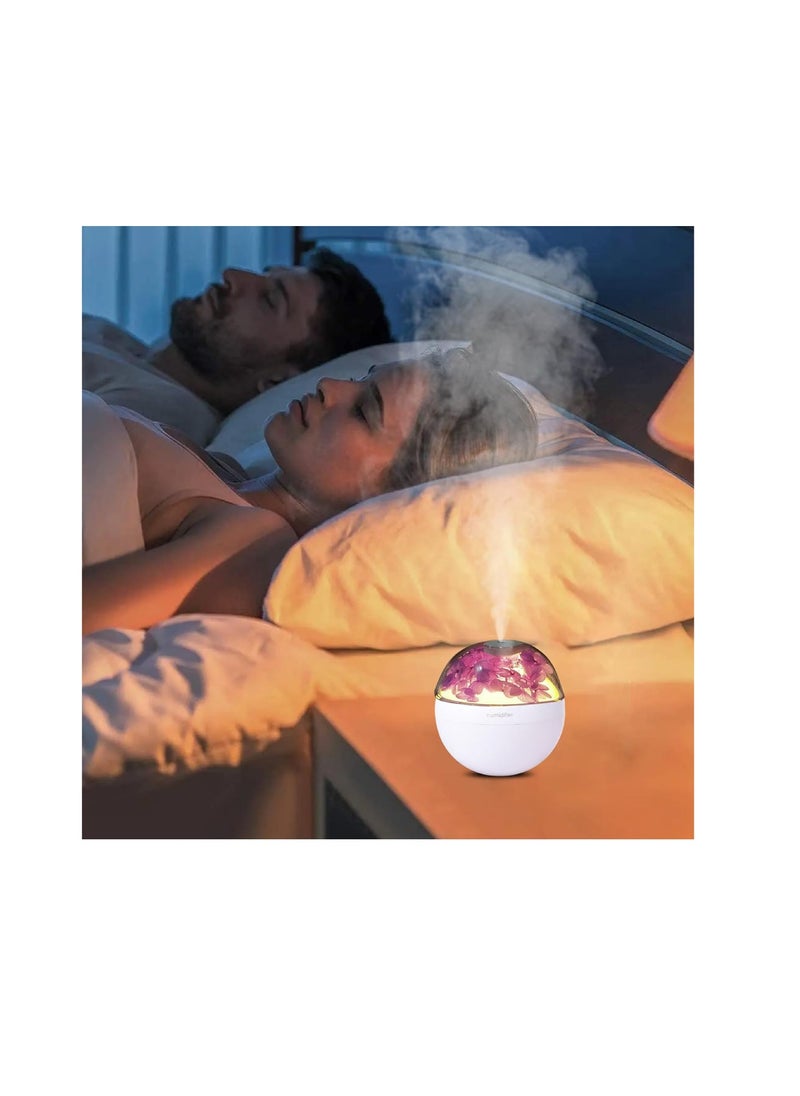 DIGI CORE - 220ML USB Mini Aroma Diffuser Eternal Flower Aroma Therapy Essential Oil Humidifier Diffuser For Home Ultrasonic Mist Maker Fogger Aroma Diffuser - Image 1