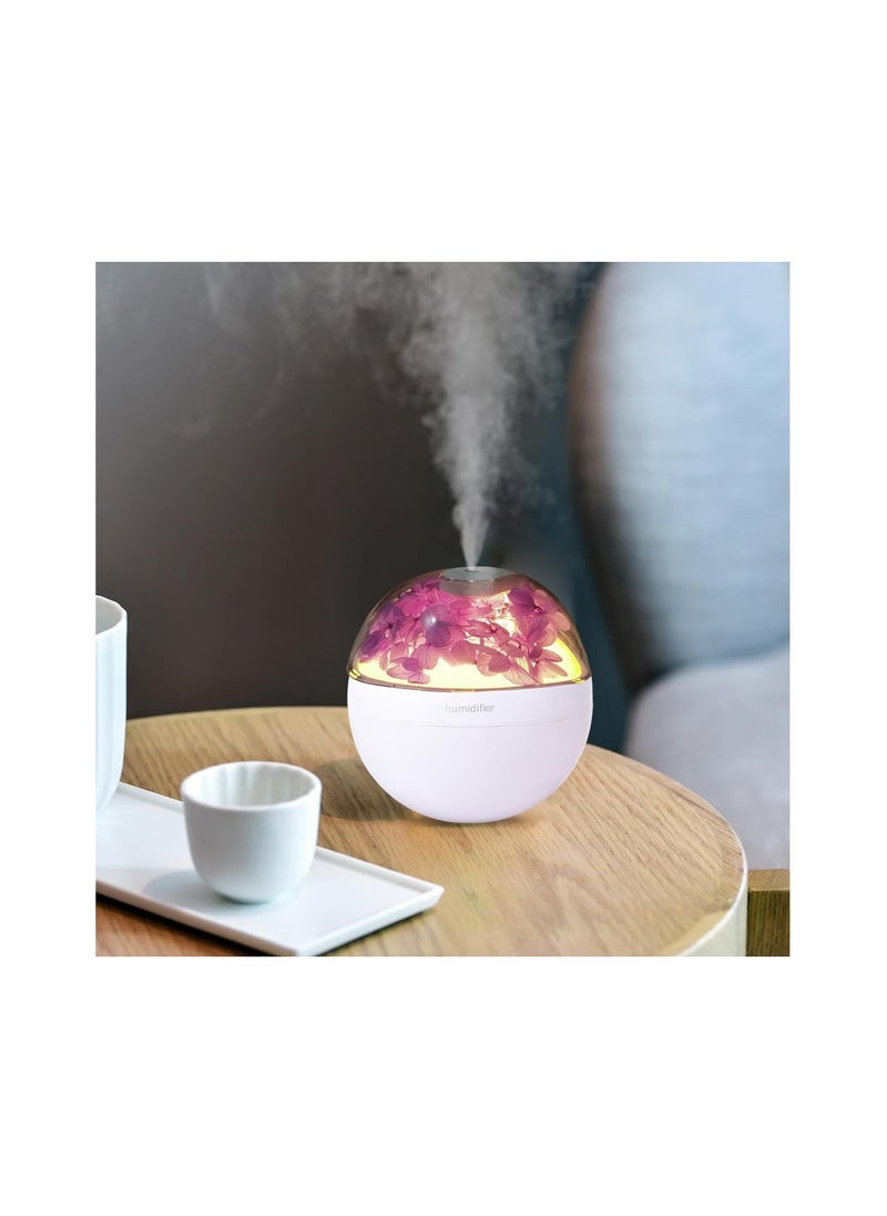 DIGI CORE - 220ML USB Mini Aroma Diffuser Eternal Flower Aroma Therapy Essential Oil Humidifier Diffuser For Home Ultrasonic Mist Maker Fogger Aroma Diffuser - Image 1