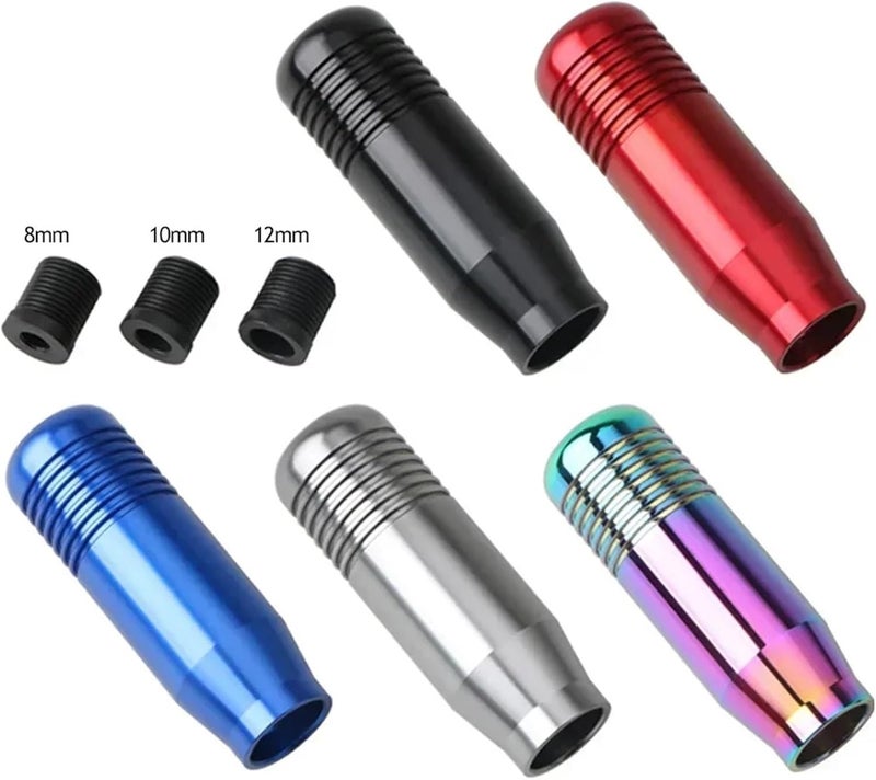 Shifter Knob 4pcs Universal 8.5CM Aluminum Manual Gear Shift Knob Stick for Car Manual Transmission - Image 5