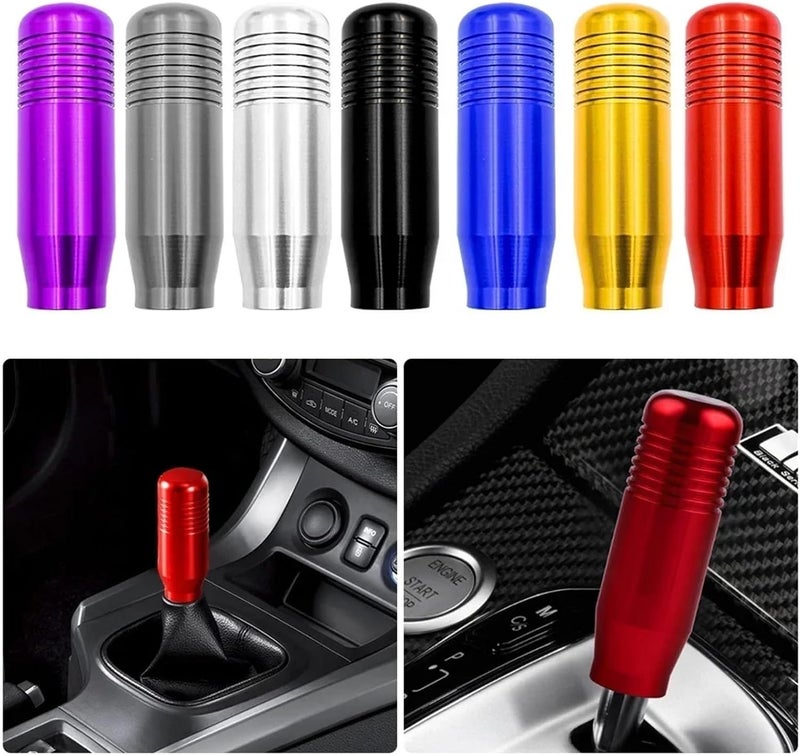 Shifter Knob 4pcs Universal 8.5CM Aluminum Manual Gear Shift Knob Stick for Car Manual Transmission - Image 4