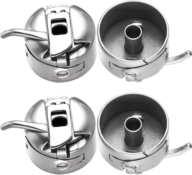 Mudder حافظة بكرة ماكينة الخياطة من الفولاذ المقاوم للصدأ لحالات التحميل الأمامي للماكينات من الفئة 15 مناسبة للخياطة المنزلية - Image 1