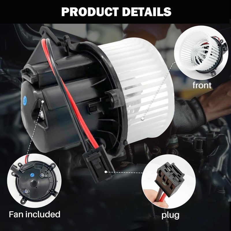 Aspligo 87760 AC Heater Blower Motor Fan Assembly for Porsche Panamera 2010-2016 - Image 3