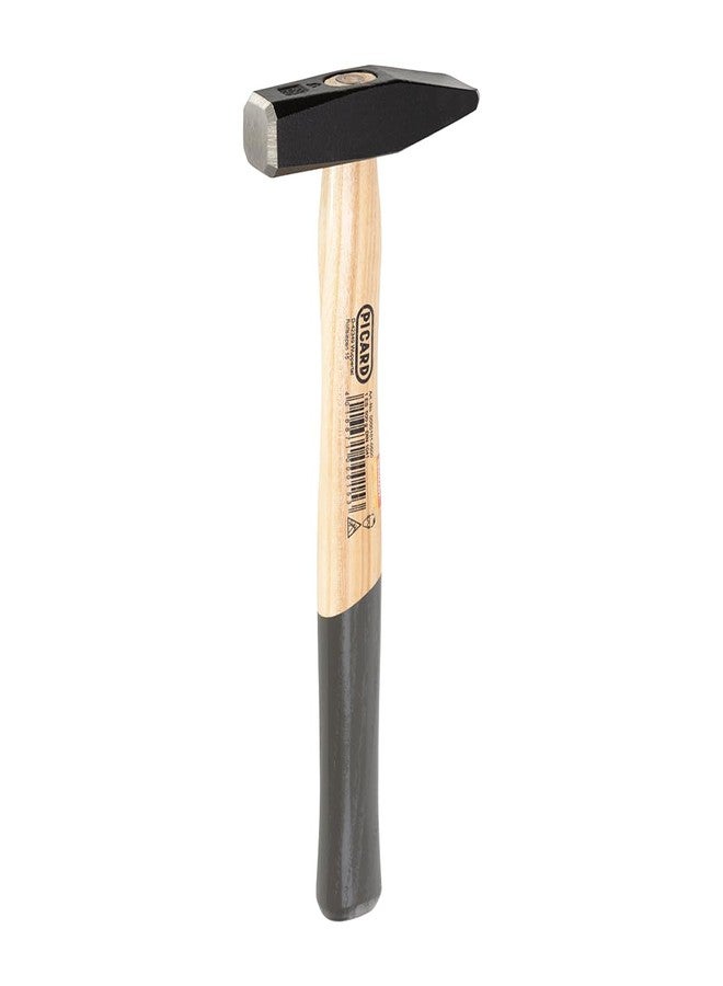 Picard Riveting Hammer 500g - German Pattern, Black Powder-Coated Alloy Steel Head, Ring Wedge Fixture for Secure Connection, Hickory Handle, Industrial-Grade Tool, 0000102-0500 - Image 1