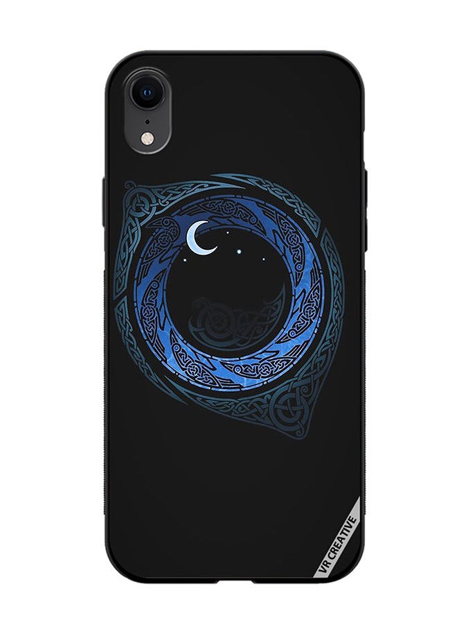 VR CREATIVE - Protective Case Cover For Apple iPhone XR Moonlight Design Multicolour - Image 1