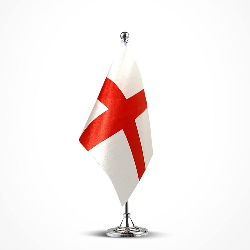 mflagperft England Flag English Flags, Small Mini English Desk Flag, Used for Table Office Classroom Home Patriotic Events Decorations - Image 1