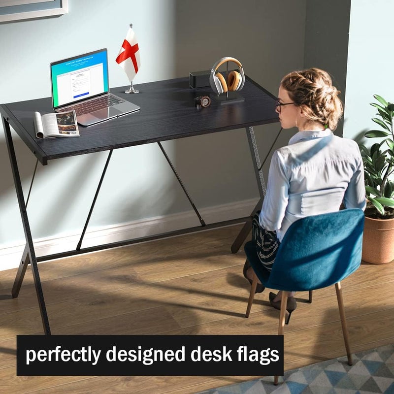 mflagperft England Flag English Flags, Small Mini English Desk Flag, Used for Table Office Classroom Home Patriotic Events Decorations - Image 3