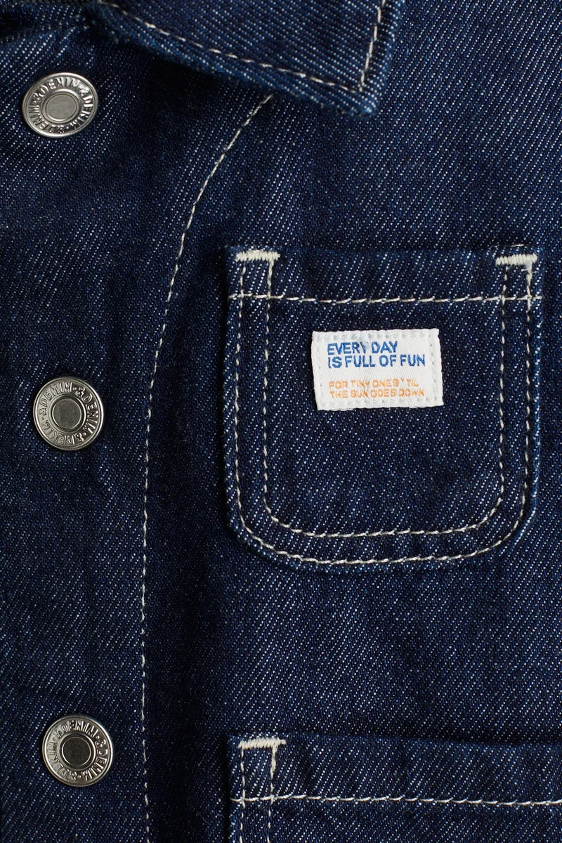 H&M Loose-fit denim overshirt