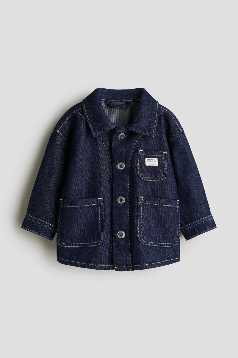 H&M Loose-fit denim overshirt