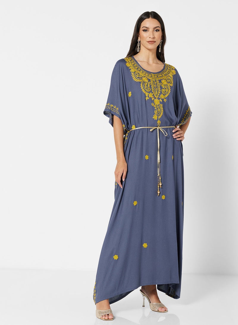ARABIAN CLOSET EMBROIDERED KAFTAN - Image 1