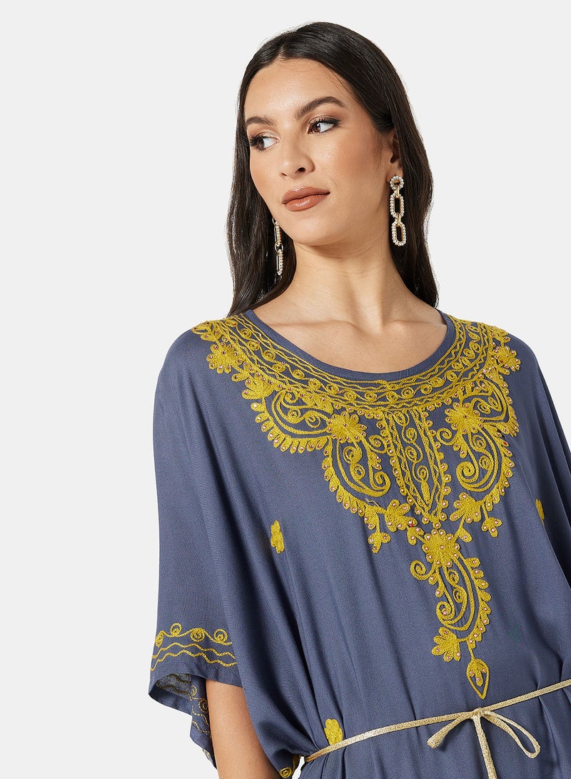 ARABIAN CLOSET EMBROIDERED KAFTAN - Image 3