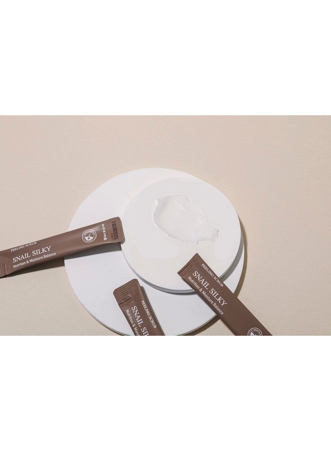 MIZON Peeling Scrubs With Snail Mucus Baking Powder And Ceramides Gentle Exfoliation And Nourishment. (40 Pouches / 7Oz) - Image 2