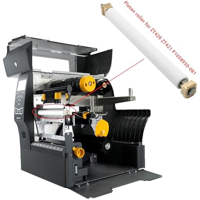 P1050667-008 KIT PLATEN ROLLER FOR ZEBRA QLN420 ZQ630 THERMAL MOBILE PRINTER - REPLACEMENT PRINTER TRANSFER ROLLER COMPATIBLE WITH ZEBRA QLN420 - Image 3