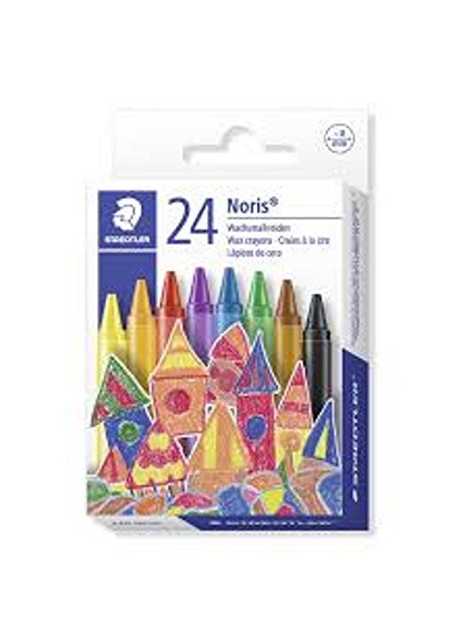 STAEDTLER Wax Crayons 24 Pcs Multicolour 