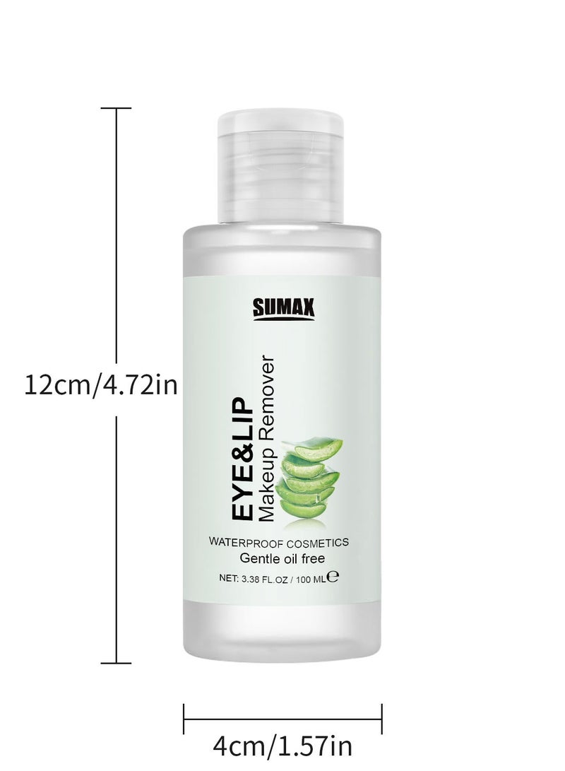 SUMAX SUMAX 100ml Aloe Vera Eye and Lip Makeup Remover - Image 2